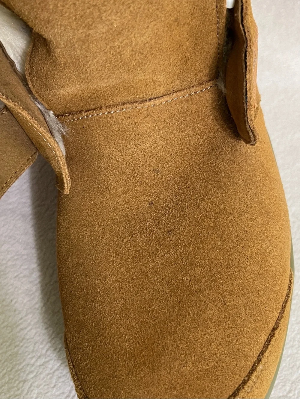 Orthofeet Florence Ankle Boots Women’s 9.5 Brown Suede Sherpa Comfort Boots